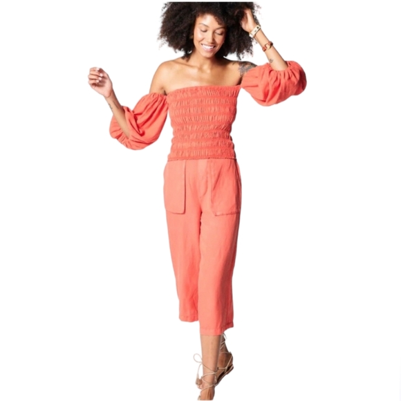 YOUNG FABULOUS AND BROKE WOMEN'S RED SAILOR LENIN BLEND PANT SIZE M - Picture 1 of 12